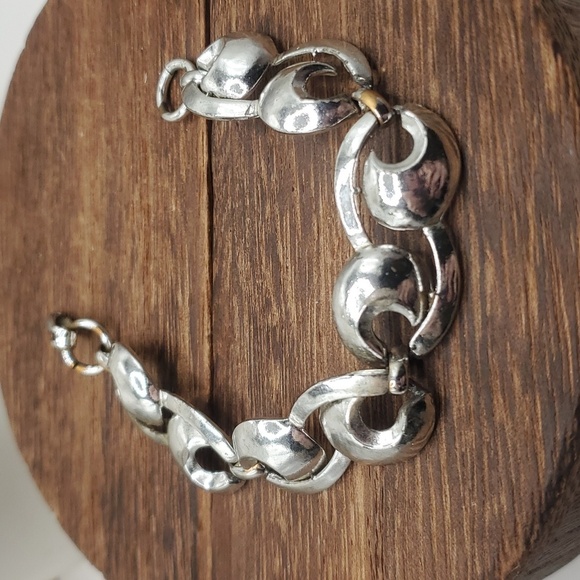 ANTIQUATED distressed swirl‎ link bracelet B2509 southwestern - Picture 1 of 3